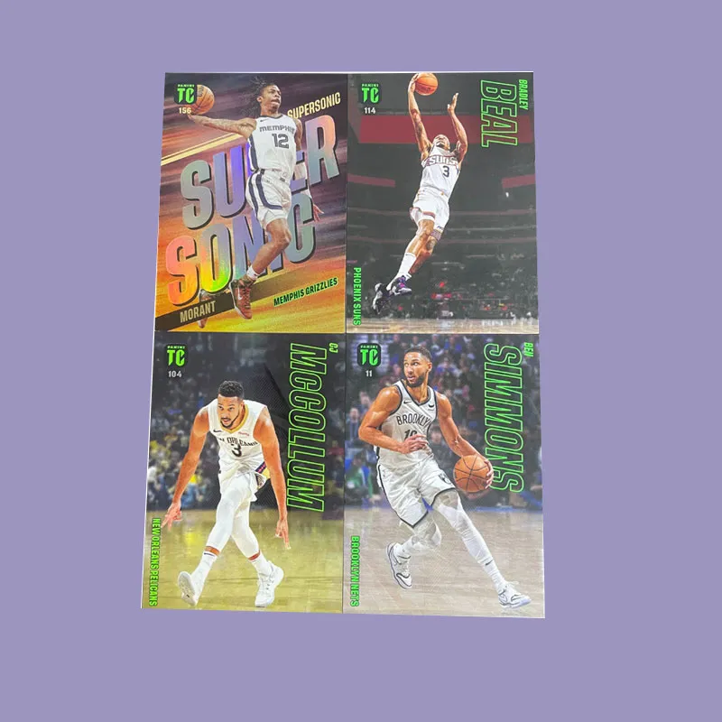 PANINI 2023 24 TC Morant+Beil+McClellon+Simmons Top Card Product Access Sports Cards 4 Pcs-2
