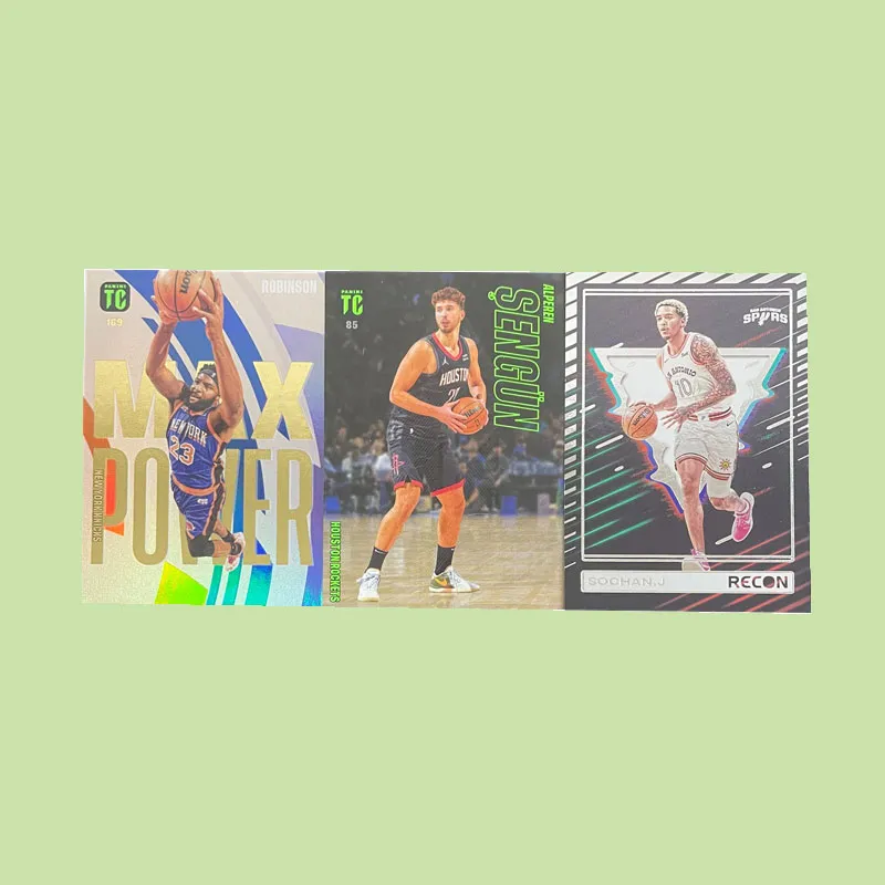 PANINI 2023 24 TC ŞEngün+Robinson+RECON Sohan Tekin Star Card Access Pass Sports Cards 3 Pcs-2