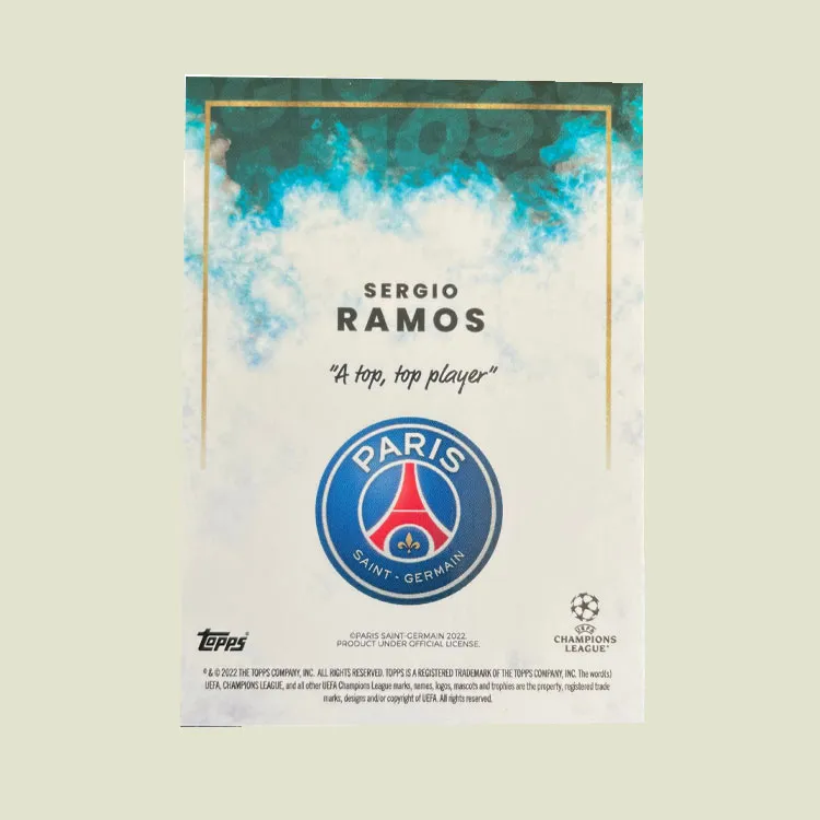 Topps 2021 22 Sergio Ramos 22/49 Parallel Teca Star Card Product Access Sports Cards 1 Pc-3