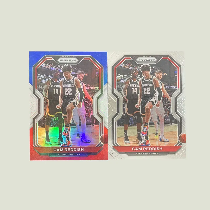 PANINI 2020 21 Hawks Cam Reddish Tricolor Folded BASE Player Card Access Pass Sports Cards 2 Pcs-3