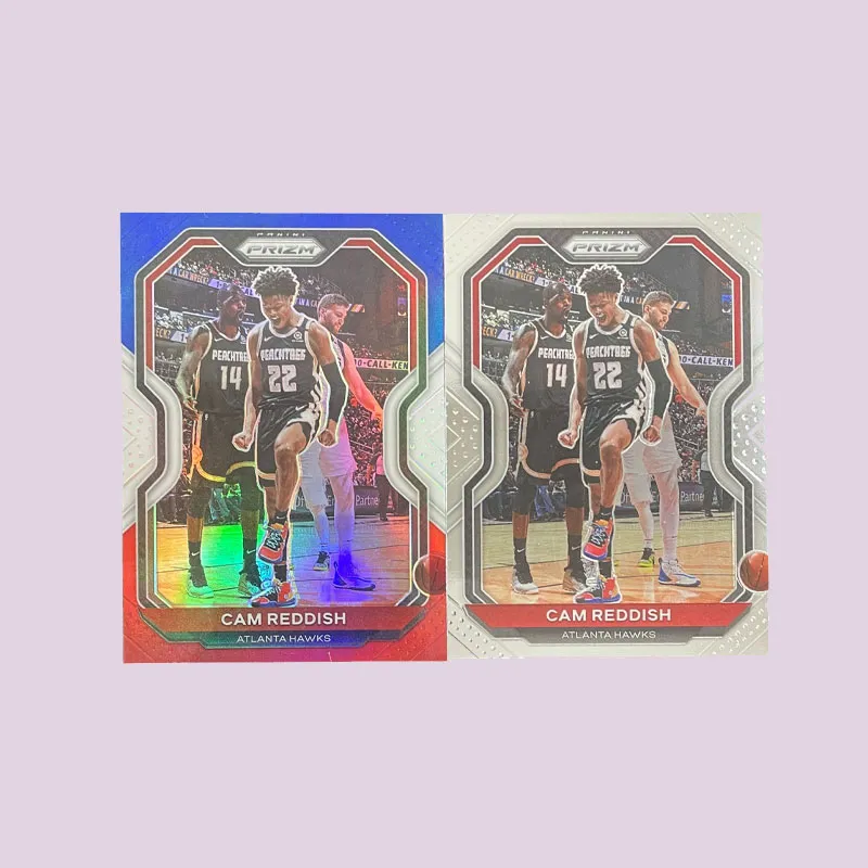 PANINI 2020 21 Hawks Cam Reddish Tricolor Folded BASE Player Card Access Pass Sports Cards 2 Pcs-2