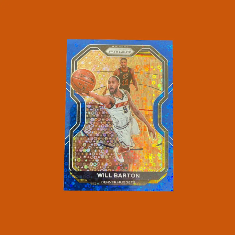 PANINI 2020 21 PRIZM Nuggets Will Barton Blue Bubbles Refractor/175 Player Card Product Access Sports Cards 1 Pc-3