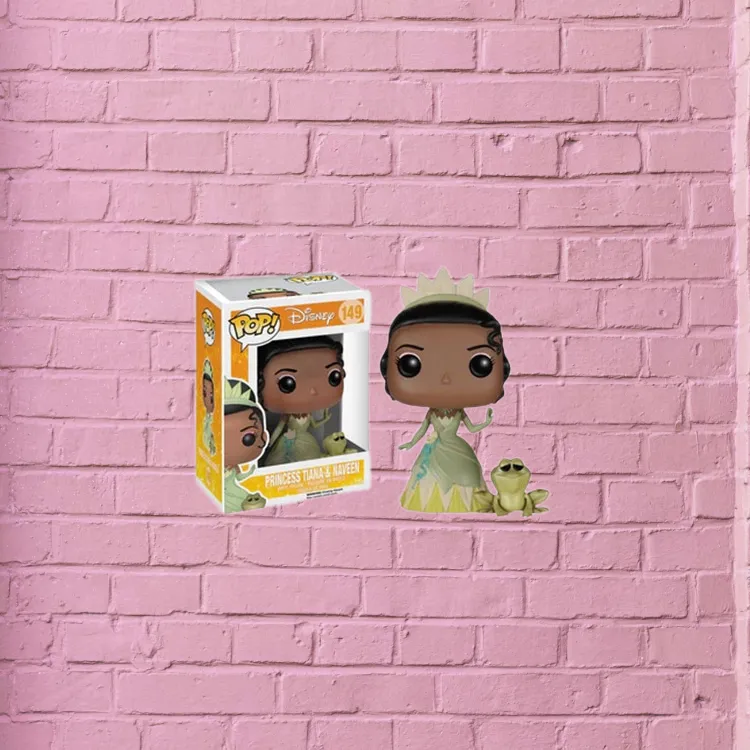 Funko Disney Other Characters POP! Collection The Princess And The Frog Princess Tiana And Naveen Chibi Figures-2