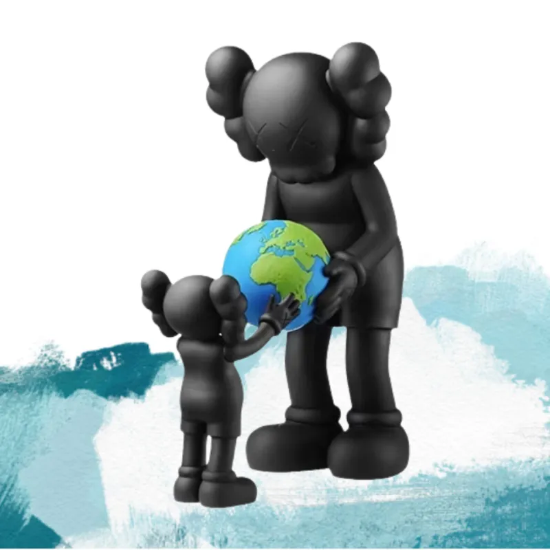 KAWS The Promise Vinyl Figure Set Brown/Black/Grey-3