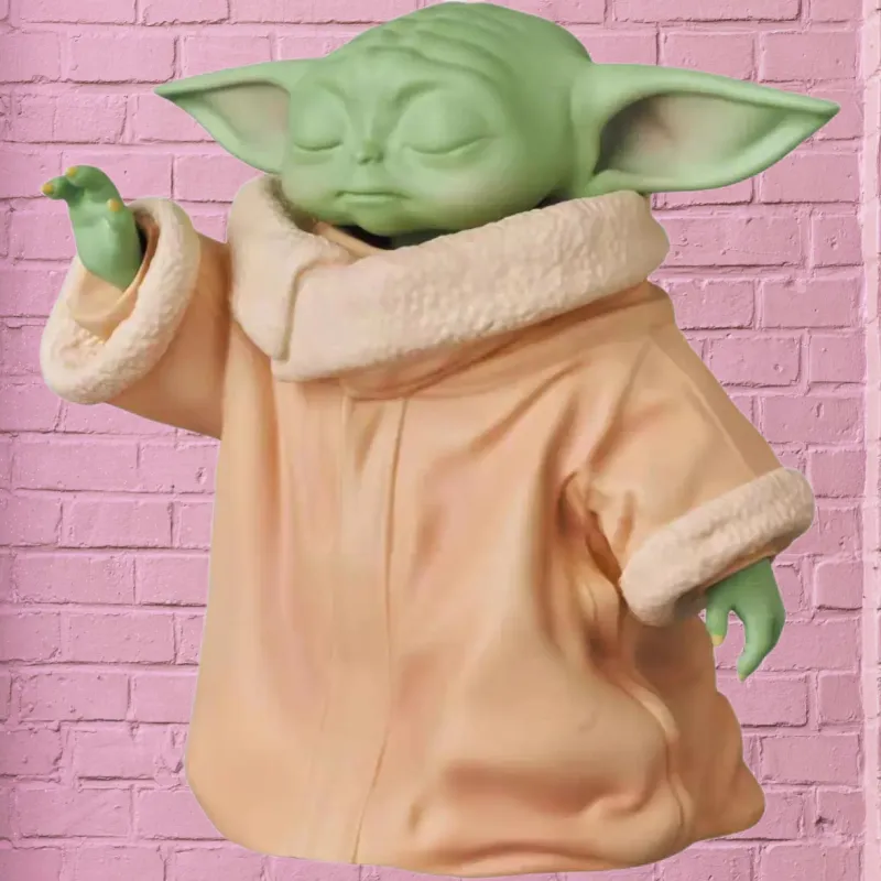 BANDAI Star Wars/Glokka Master Yoda Baby Scale Figures-1