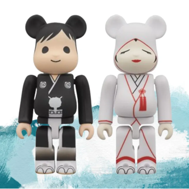 BE@RBRICK Greeting Marriage 2 100% +100% Hang Tag Box-1