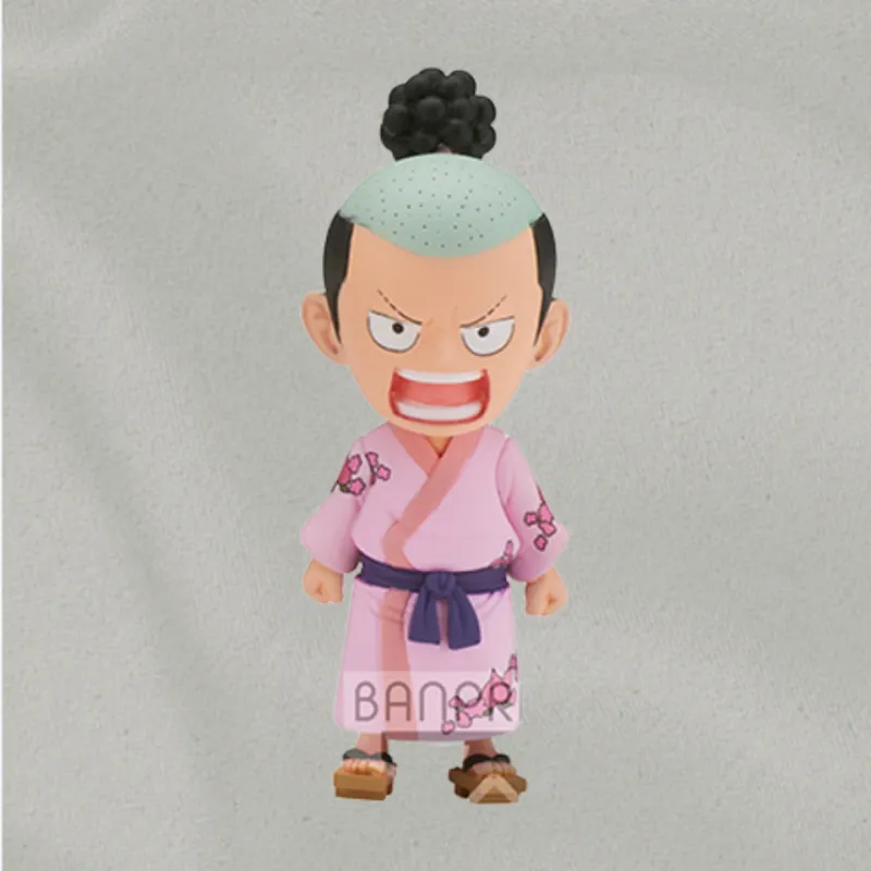 BANPRESTO One Piece WCF One Piece, Wano Country Onijima Chapter 3 Momonosuke Mitsuki Chibi Figures 7cm-2