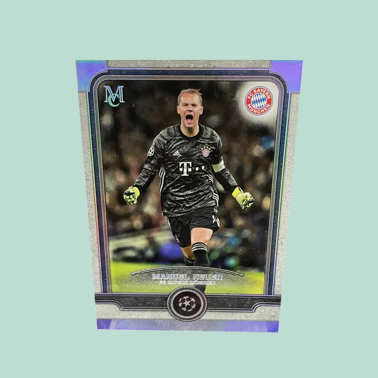 Topps Champions League Museum Germany Bayern Neuer Player Card Card Quality Guaranteed Sports Cards 1 Pc-2