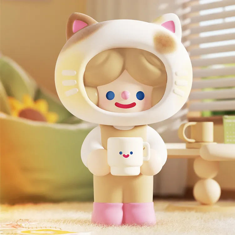 FINDING UNICORN 105% Milk Coffee Cat Cat RICO Hang Tag Box-1