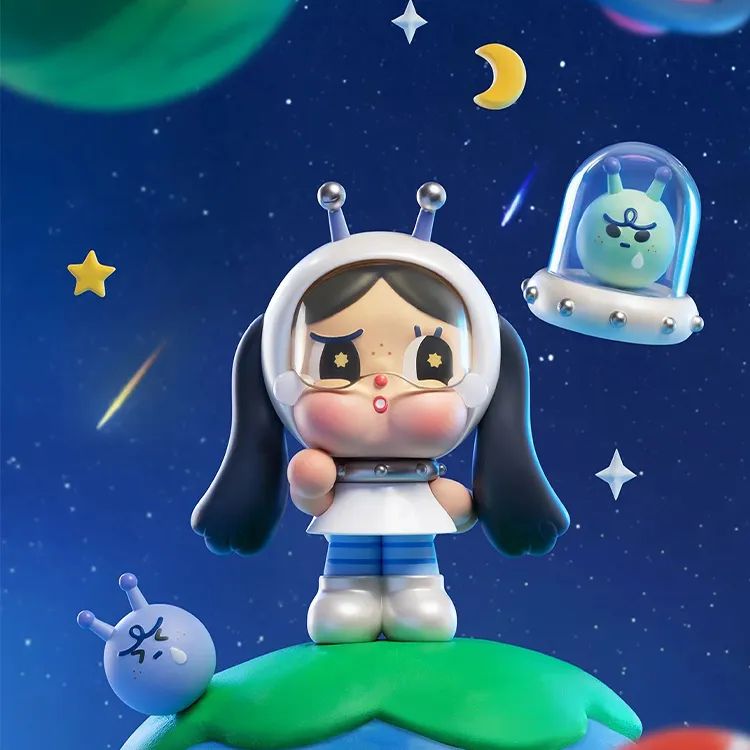POP MART Crybaby Doll CRYBABY Thailand Limited, Space Pilot Sammy Hang Tag Box-1