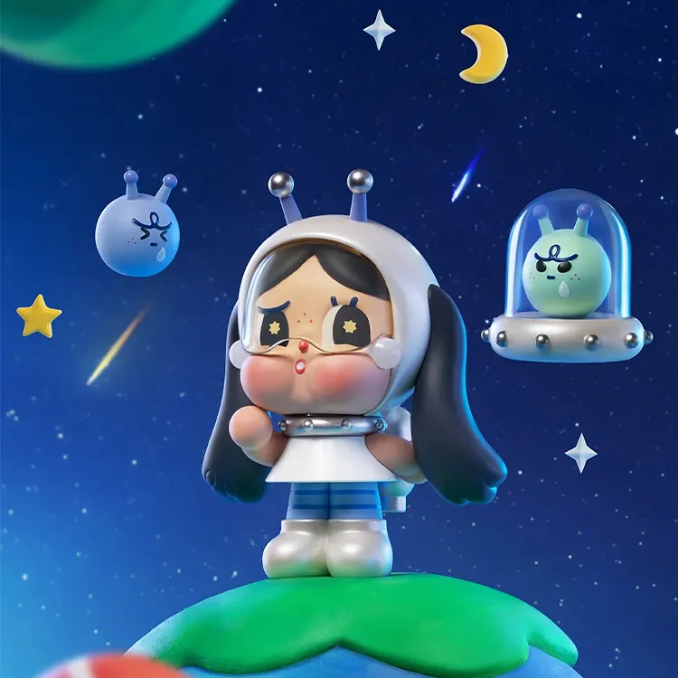 POP MART Crybaby Doll CRYBABY Thailand Limited, Space Pilot Sammy Hang Tag Box-3