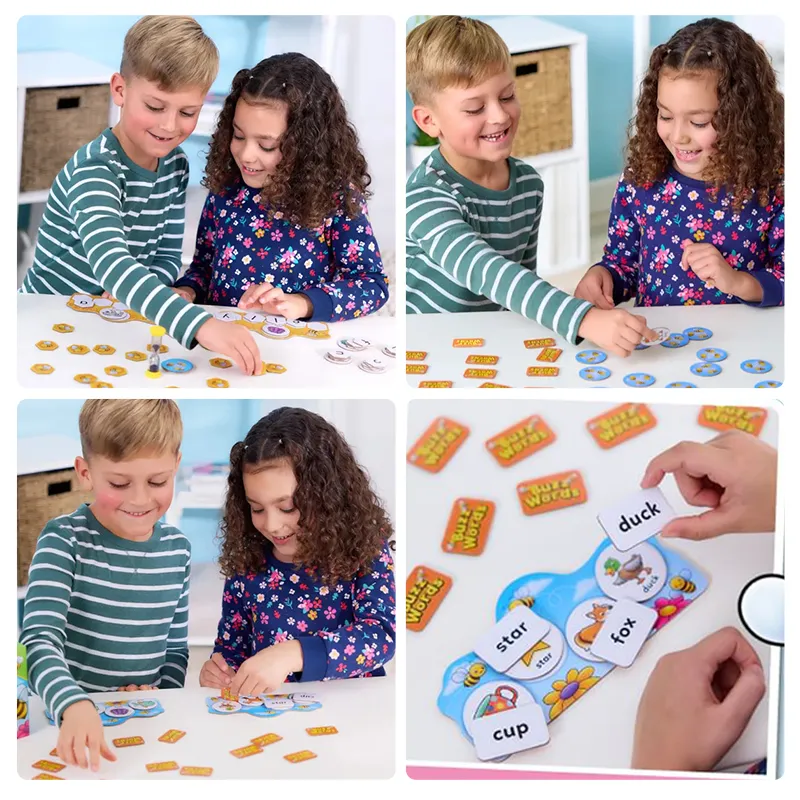 KUAIMANHU Trendy Slogan British Orchard Toys Letter Puzzle Game Educational Toy Board Games-4