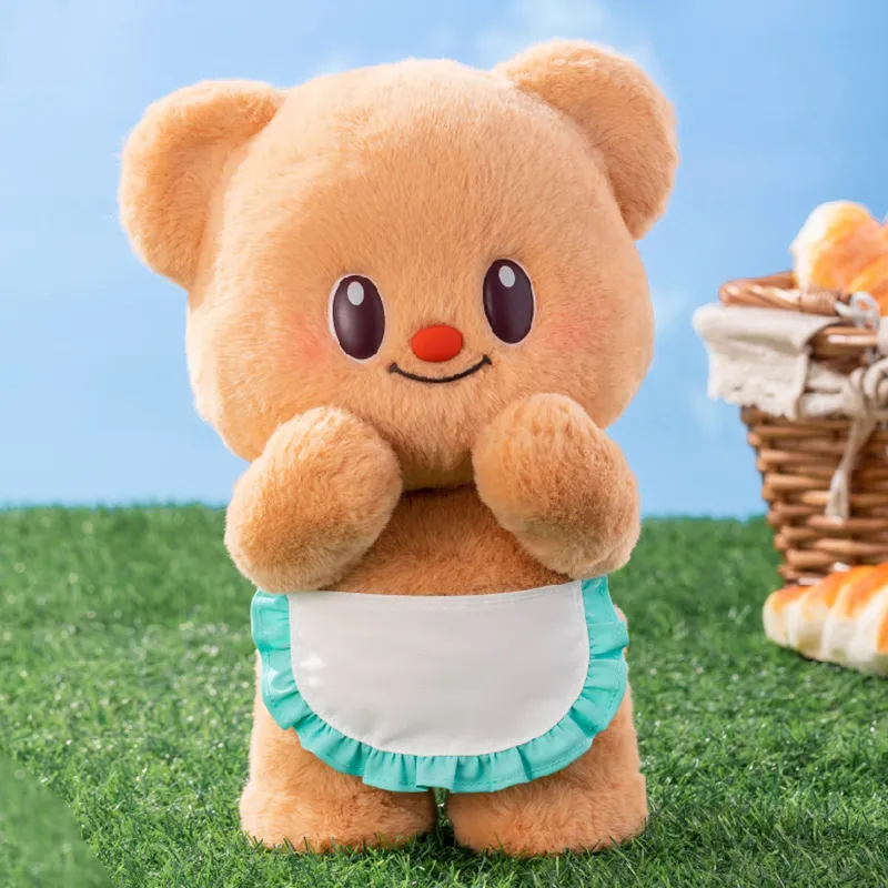 M&G SHOP Butter Bear Large Scale Figurine Cute Desktop Ornament Creative Chibi Figures 25cm-2