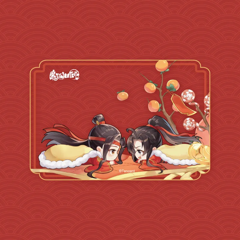 TENGXUNSHIPINCAOCHANGDI Demon Path Patriarch New Year Collection Acrylic Transparent Card Photo Cards-5