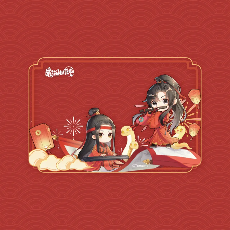 TENGXUNSHIPINCAOCHANGDI Demon Path Patriarch New Year Collection Acrylic Transparent Card Photo Cards-6