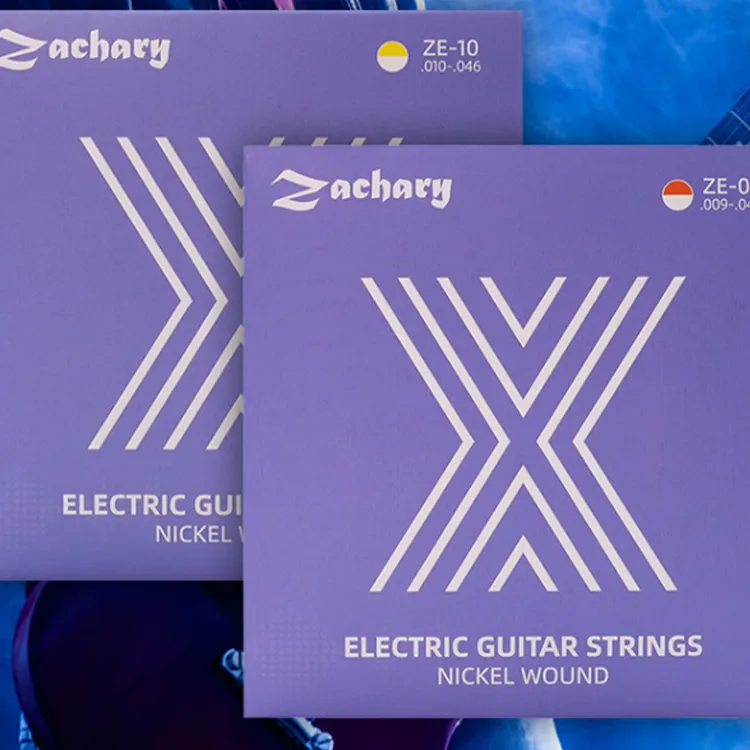 ZACHARY ZE-09 ZE-10 Anti-Rust Coating Electric Guitar Strings Musical Instrument Accessories-1