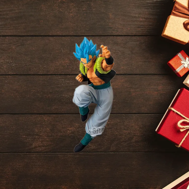 BANPRESTO Gogeta Dragon Ball Super FES13 Movie Ultra Blue Bonus Gifts-3