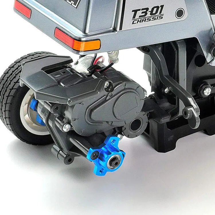 Tamiya RC Parts T3 01 Aluminum Alloy Lightweight Rear Axles Bearing Housings Model Accessories-1