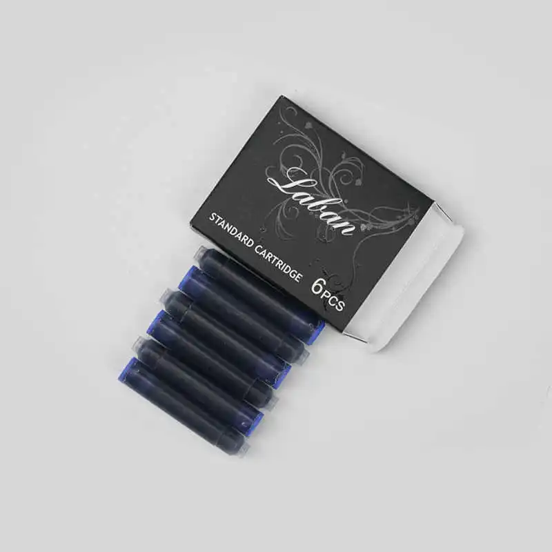 Laban Ink Sac Cartridge Pen Black Royal Blue Non Carbon Inks-1