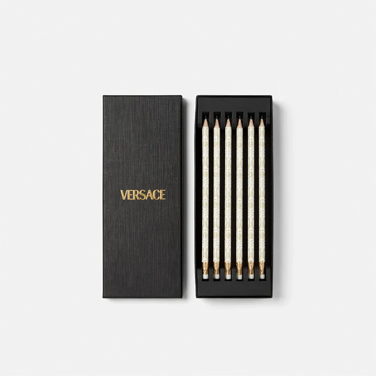 VERSACE Graphite Core 6 Pcs Set Medusa Gala Pattern Pencils-2