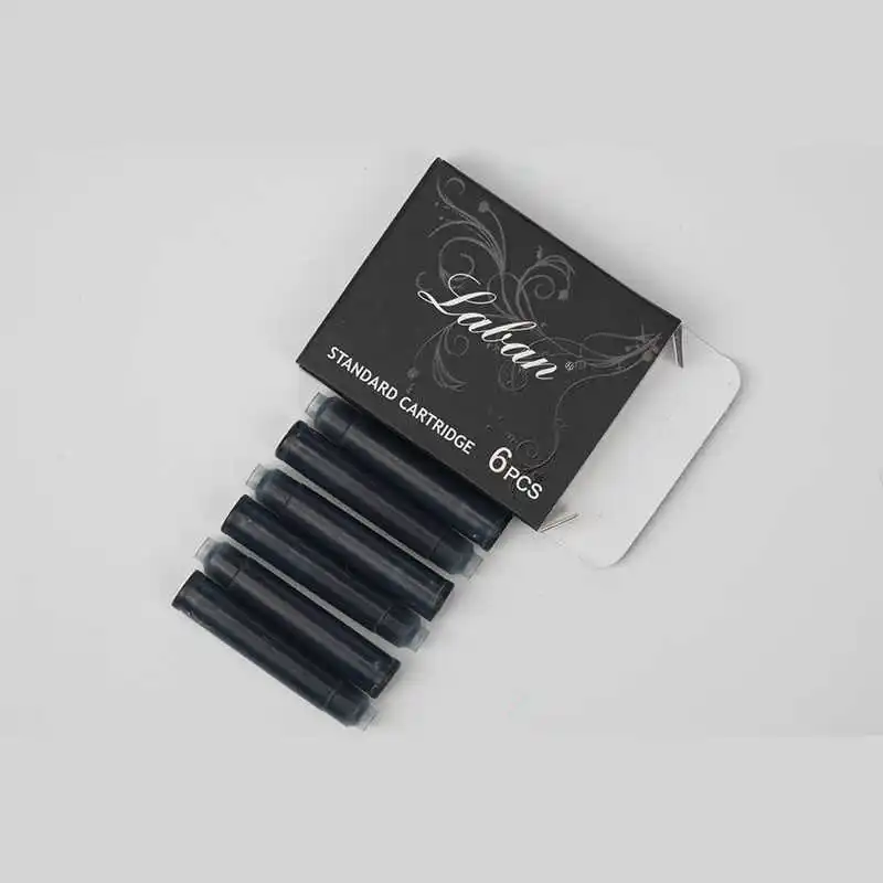 Laban Ink Sac Cartridge Pen Black Royal Blue Non Carbon Inks-3