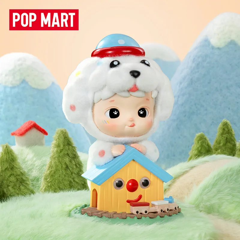 POP MART HACIPUPU Cotton Candy Puppy Figure Hang Tag Box-2