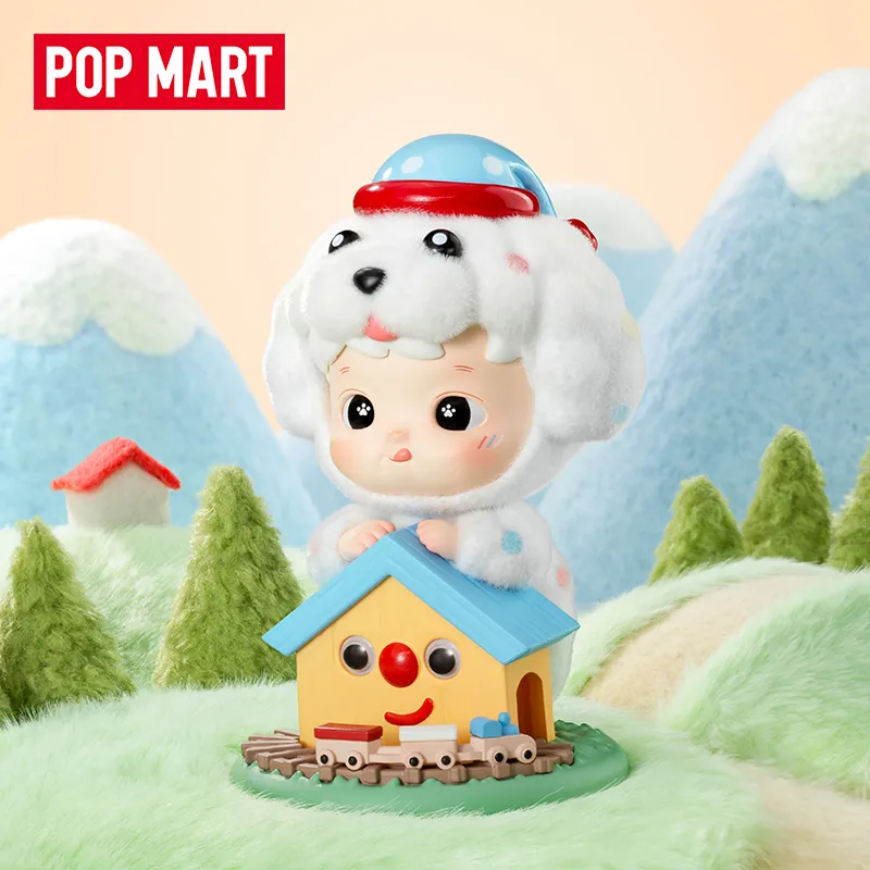 POP MART HACIPUPU Cotton Candy Puppy Figure Hang Tag Box-1
