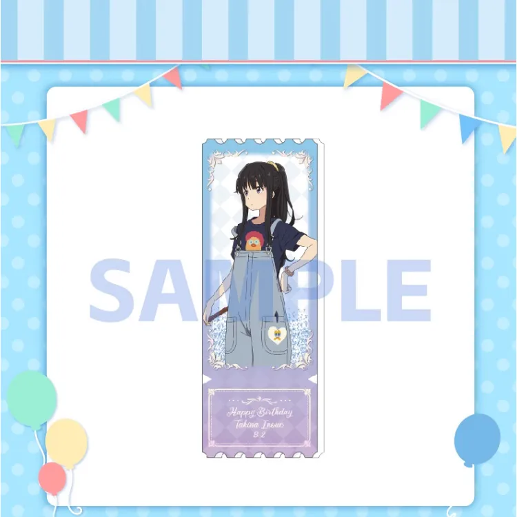 Aniple Lycoris Recoil Takina Inoue Commemorative Sand Ticket Acrylic Stands-1