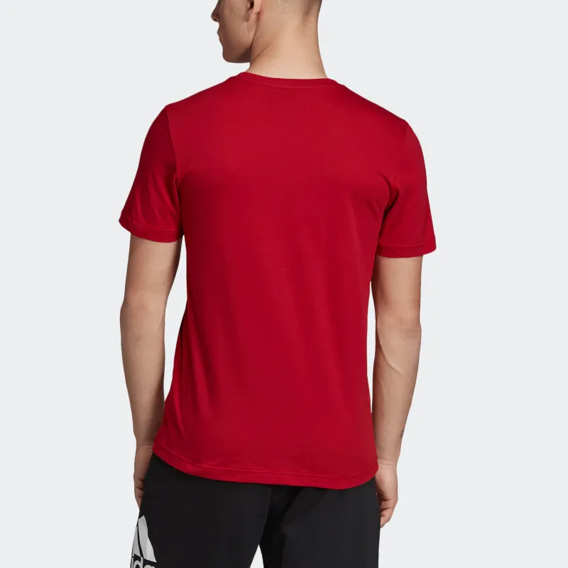 Adidas T Shirts Men Deep Red-3