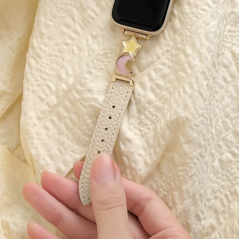 CHENSONG Watch Band Apple Compatibility 49mm Leather-3