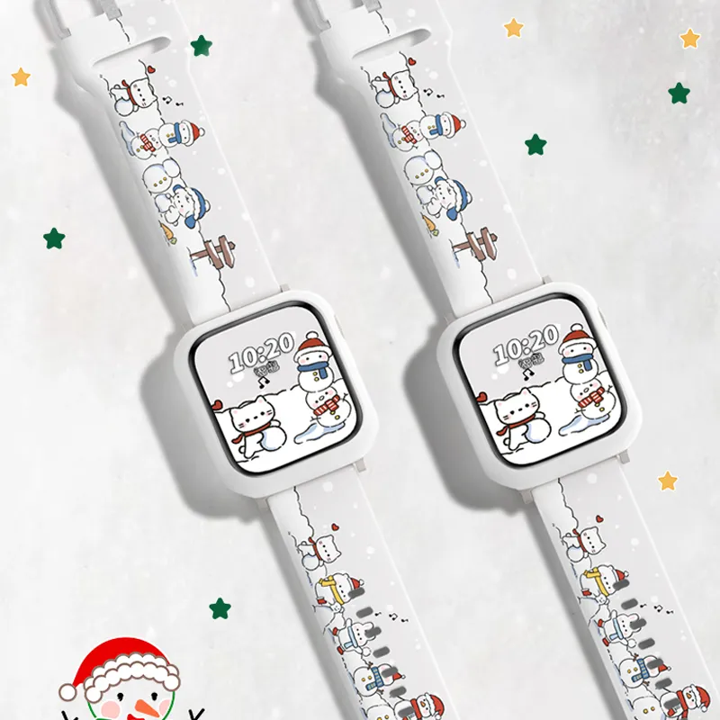 CHENSONG Watch Band Apple Compatibility 49mm Printed T PU Strap Material-1