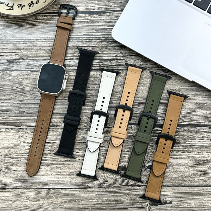 QIZHENG Watch Band Apple Compatibility Silicone Material-1