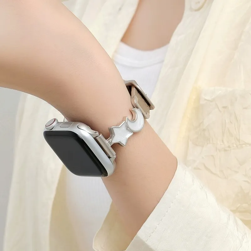CHENSONG Watch Band Apple Compatibility 49mm Leather-4