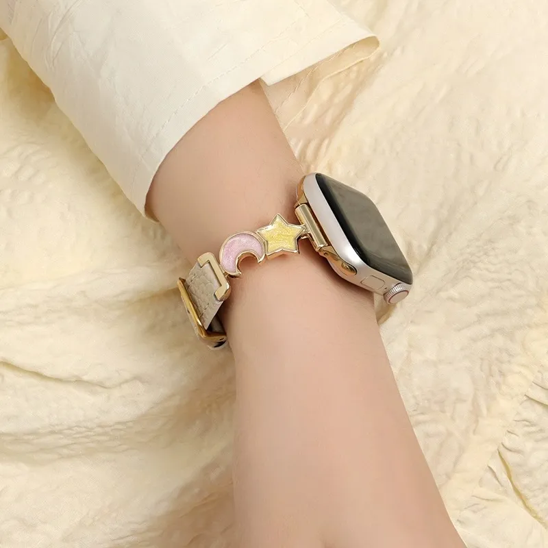 CHENSONG Watch Band Apple Compatibility 49mm Leather-2