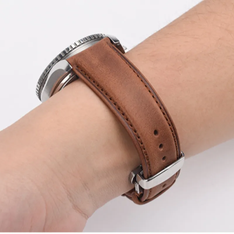 MSSM Xiaomi Compatibility Watch Band Cowhide Leather Material-6