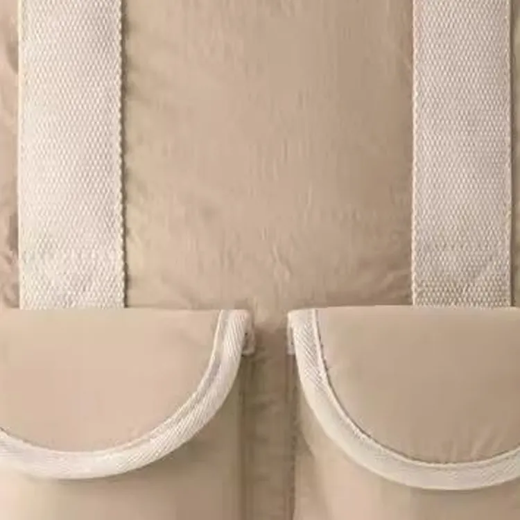 ZARA Polyamide Backpack Regular Women's Light Beige Yellow-4