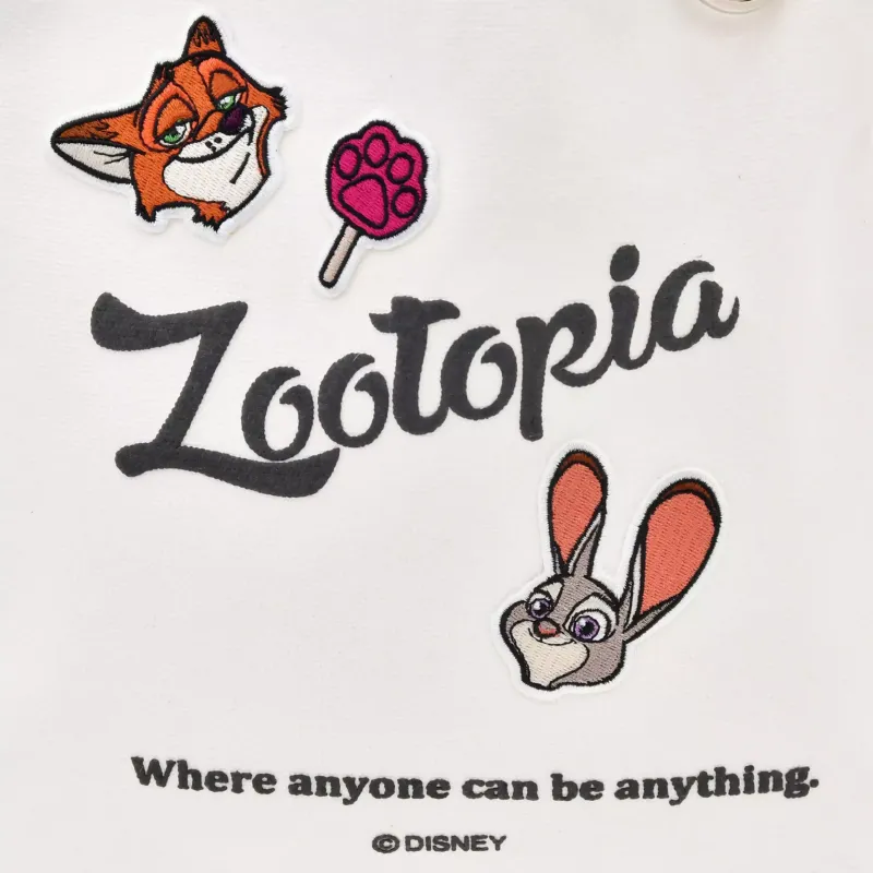 Disney Polyester Tote Bag Shopping Bag Shoulder Bag Crossbody Bag Handbag Small Size Women's White-5