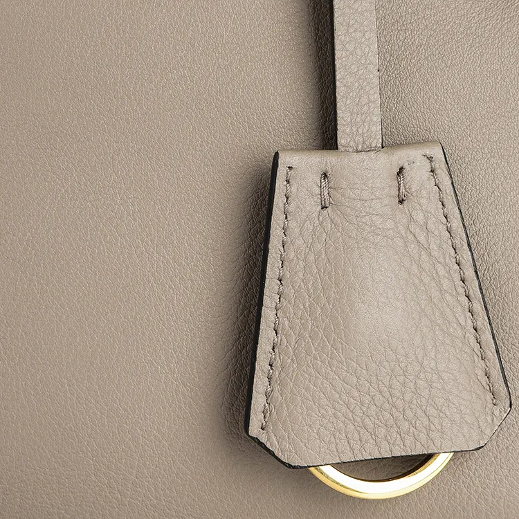 PRADA Calfskin Crossbody Bag Shoulder Bag Women's Taupe-14