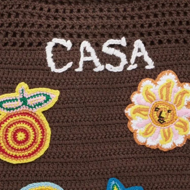 CASABLANCA Motif crochet Bag-3