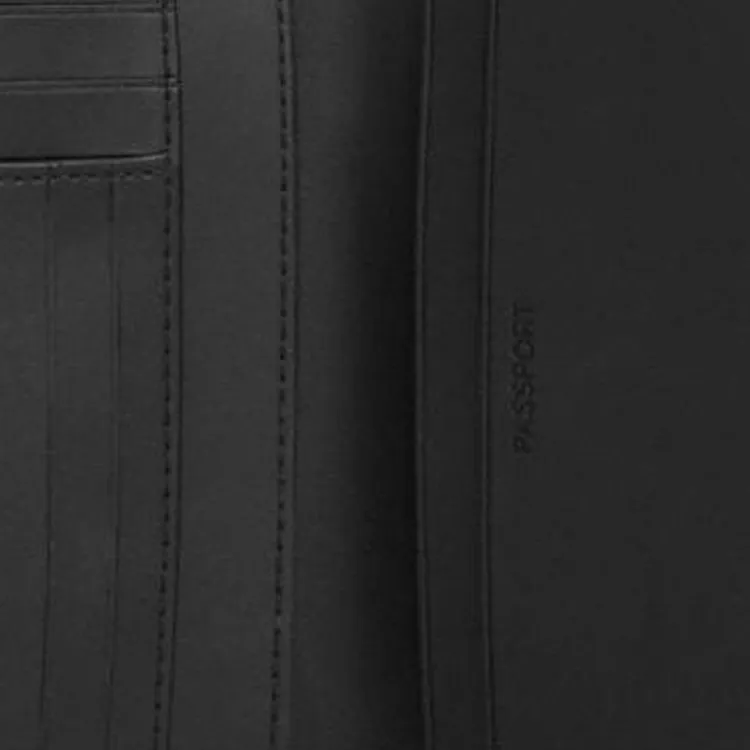 COACH Canvas Card Holder Unisex Charcoal-3