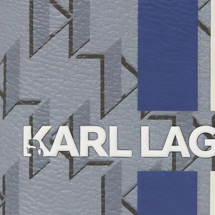 KARL LAGERFELD Polyurethane Wallet Men's Gray-4