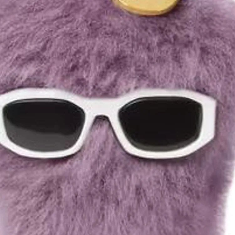 VERSACE Medusa Lambskin Bag Charm Bag Accessory Women's Purple-4