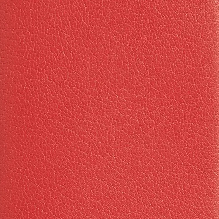 HERMES Calvi Duo Chamkila Goatskin Card Holder Women's 9T Capucine Orange Red-3
