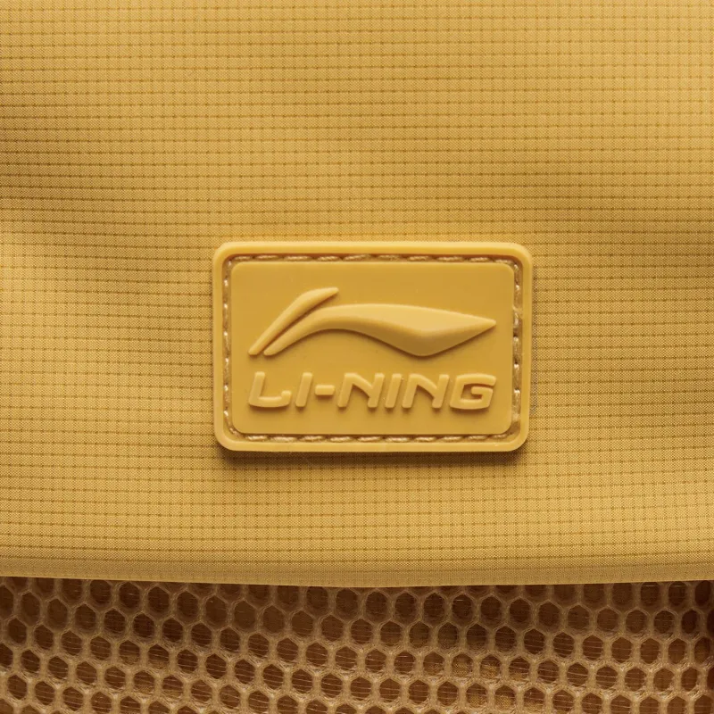 LiNing Sports Life Collection Polyester Backpack Unisex Dark Yellow-8