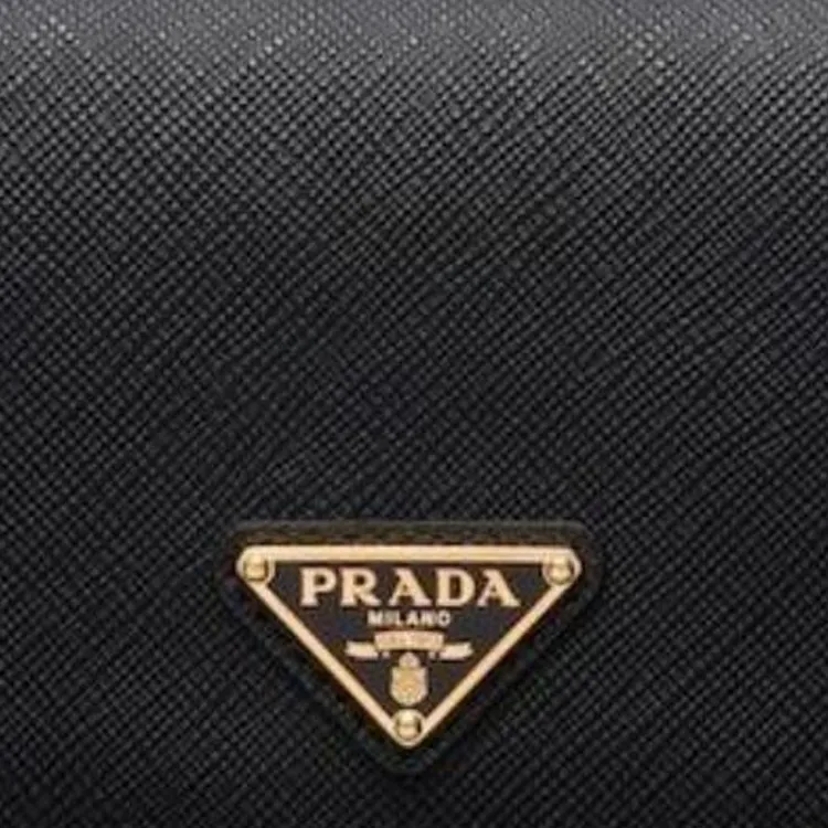 PRADA Design Wallet Women's Black-4