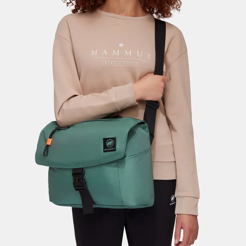 MAMMUT Polyester Messenger Bag, Laptop Bag, Shoulder Bag, Crossbody Bag, Handbag Regular Unisex Dark Jade-2