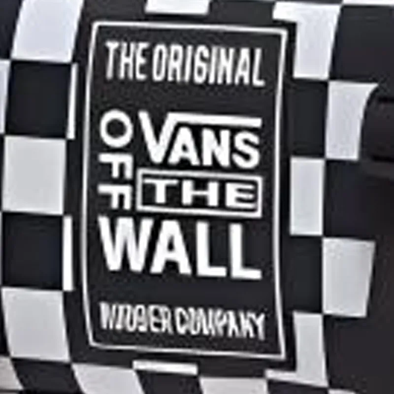 Vans Polyester Shoulder Bag Crossbody Bag Regular Unisex Black & White-4