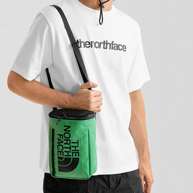 THE NORTH FACE Polyester With Nylon Crossbody Bag Shoulder Bag Regular Unisex Green-3