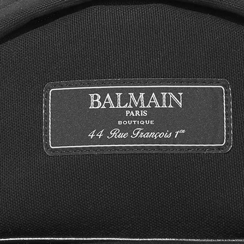 BALMAIN Logo patch Backpack-4