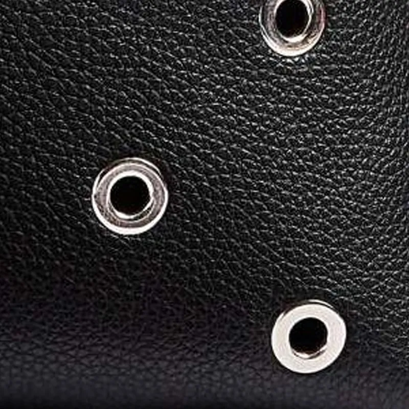 KHAITE Litchi Grain Calfskin Clutch Women's Black-4